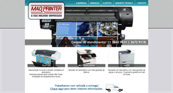 Desktop Screenshot of maqprinter.com.br