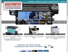 Tablet Screenshot of maqprinter.com.br